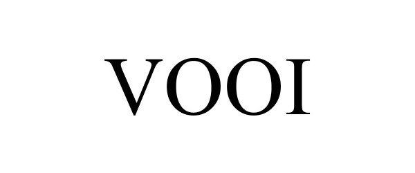 Trademark Logo VOOI