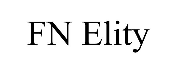 Trademark Logo FN ELITY