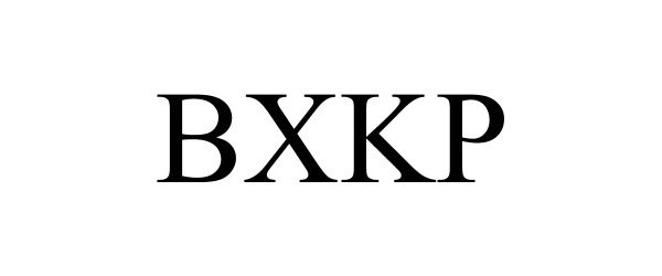 Trademark Logo BXKP