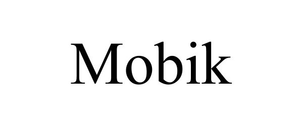 Trademark Logo MOBIK