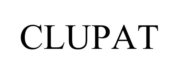 Trademark Logo CLUPAT
