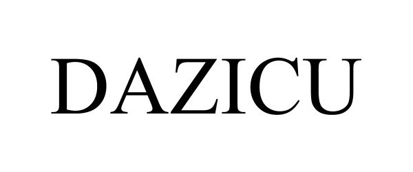 Trademark Logo DAZICU