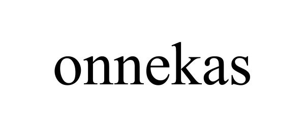 Trademark Logo ONNEKAS