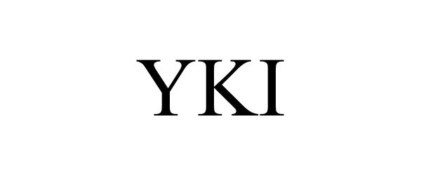 Trademark Logo YKI