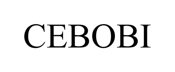 Trademark Logo CEBOBI