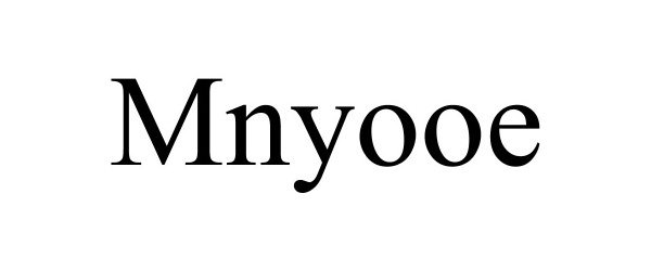 Trademark Logo MNYOOE