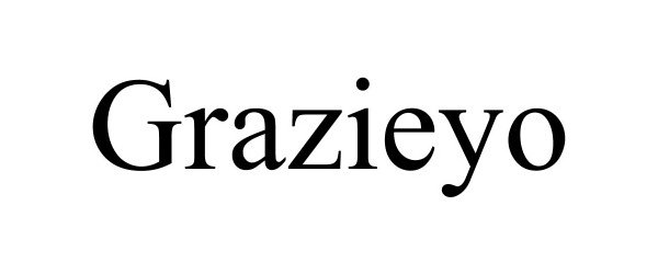 Trademark Logo GRAZIEYO