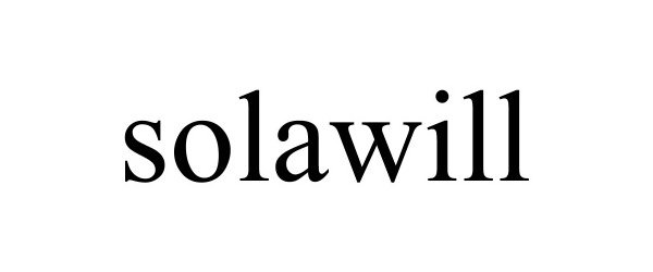 Trademark Logo SOLAWILL