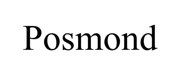 Trademark Logo POSMOND