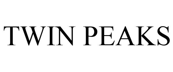 Trademark Logo TWIN PEAKS