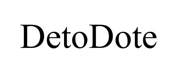 Trademark Logo DETODOTE