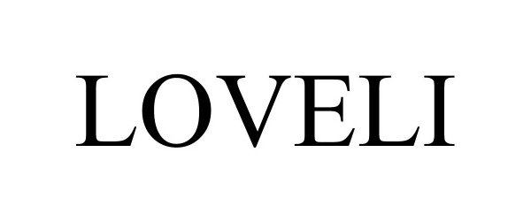 Trademark Logo LOVELI