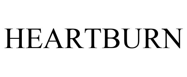 Trademark Logo HEARTBURN