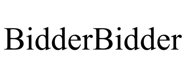 Trademark Logo BIDDERBIDDER