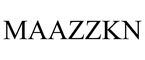 Trademark Logo MAAZZKN