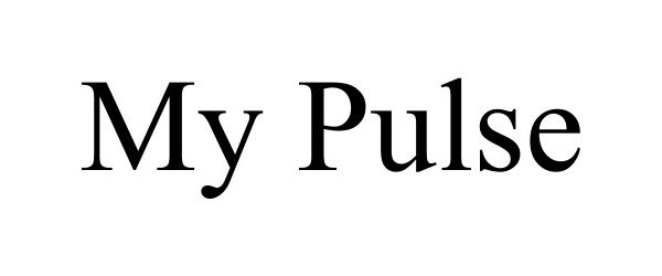 Trademark Logo MY PULSE