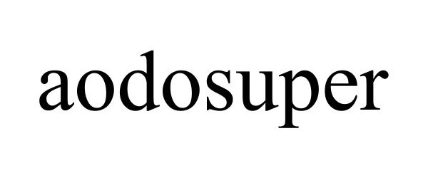 Trademark Logo AODOSUPER