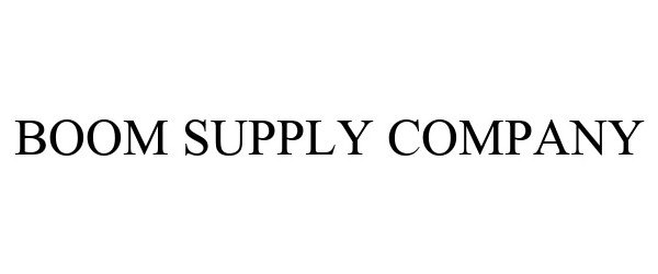  BOOM SUPPLY COMPANY