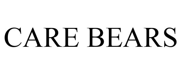 Trademark Logo CARE BEARS
