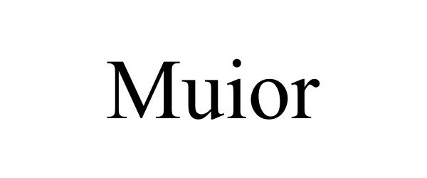 Trademark Logo MUIOR