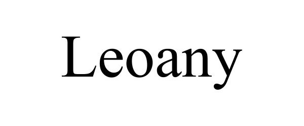 Trademark Logo LEOANY