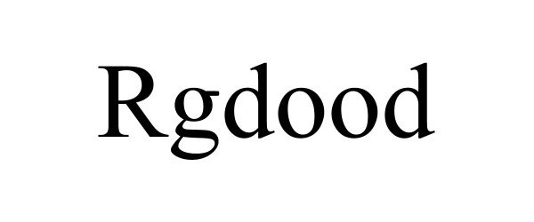 Trademark Logo RGDOOD