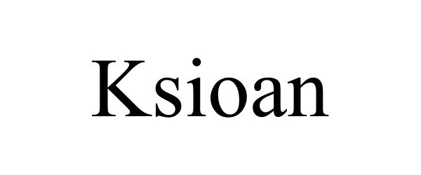 Trademark Logo KSIOAN