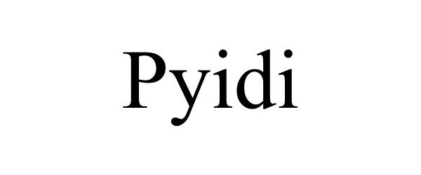 Trademark Logo PYIDI