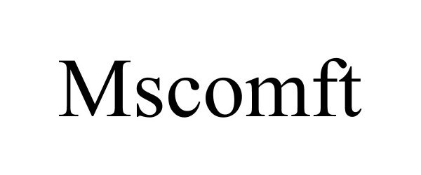 Trademark Logo MSCOMFT