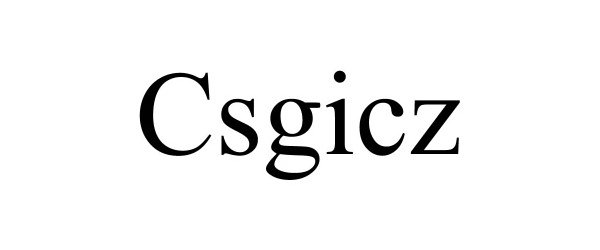 Trademark Logo CSGICZ