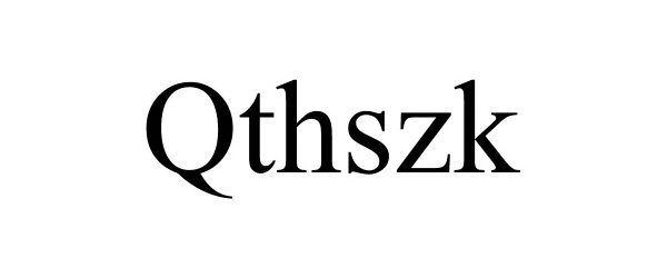Trademark Logo QTHSZK