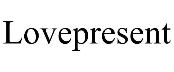 Trademark Logo LOVEPRESENT