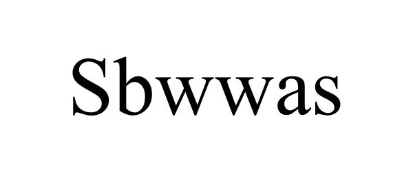 Trademark Logo SBWWAS