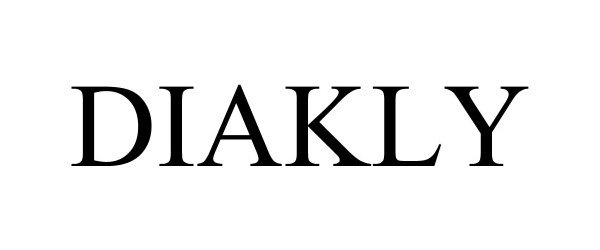 Trademark Logo DIAKLY