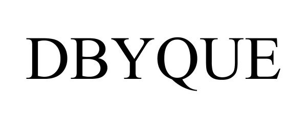 Trademark Logo DBYQUE