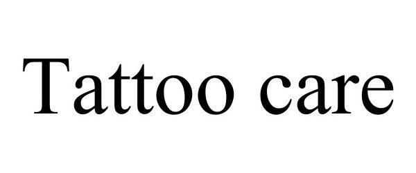 Trademark Logo TATTOO CARE