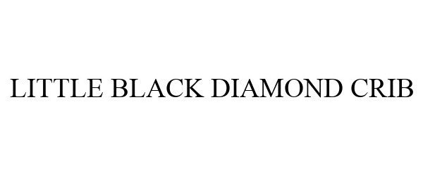  LITTLE BLACK DIAMOND CRIB