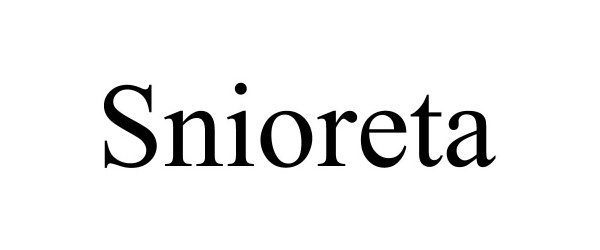 Trademark Logo SNIORETA