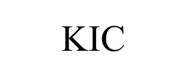Trademark Logo KIC