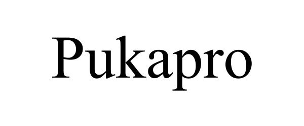Trademark Logo PUKAPRO