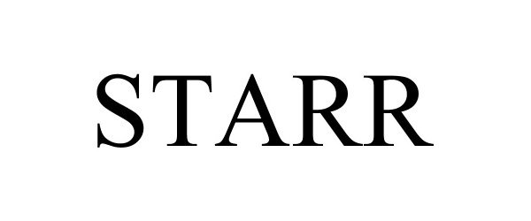 Trademark Logo STARR