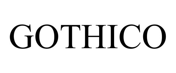 Trademark Logo GOTHICO