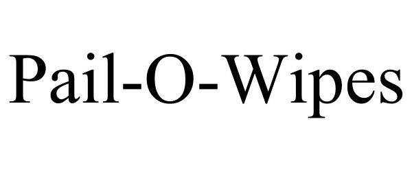 Trademark Logo PAIL-O-WIPES