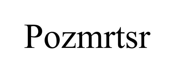 Trademark Logo POZMRTSR