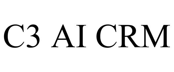 Trademark Logo C3 AI CRM