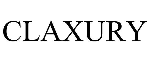 Trademark Logo CLAXURY