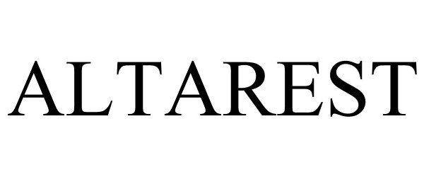 Trademark Logo ALTAREST
