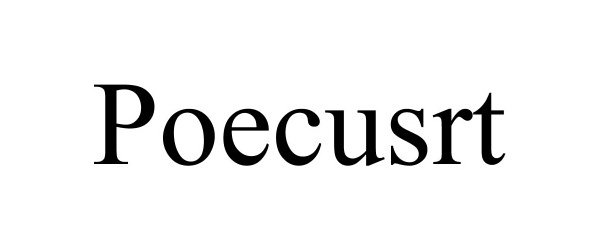 Trademark Logo POECUSRT