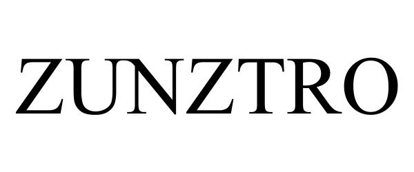 Trademark Logo ZUNZTRO