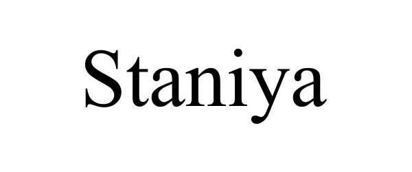 Trademark Logo STANIYA